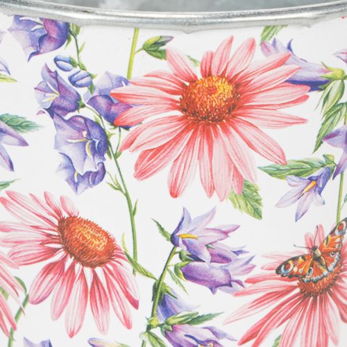 tételeket Virágcserép, tavaszi dekoráció, ültető, fém, Ø12cm, M10.5cm