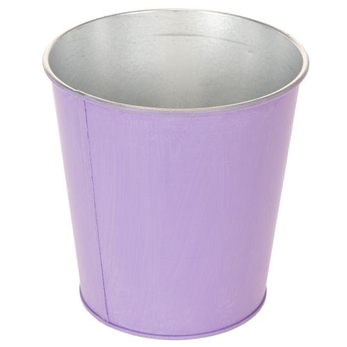 Kerek, pasztellszínű virágcserép virágmotívummal szobanövényekhez, 12 cm, 3 darab | Floristik24.hu