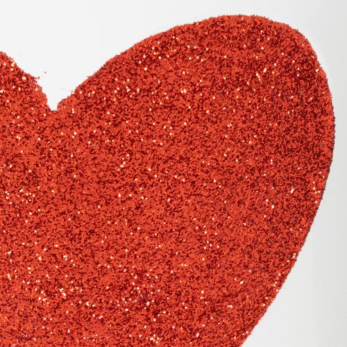 tételeket Fehér virágcserép piros szívvel, ültető, Ø13cm M10.5cm