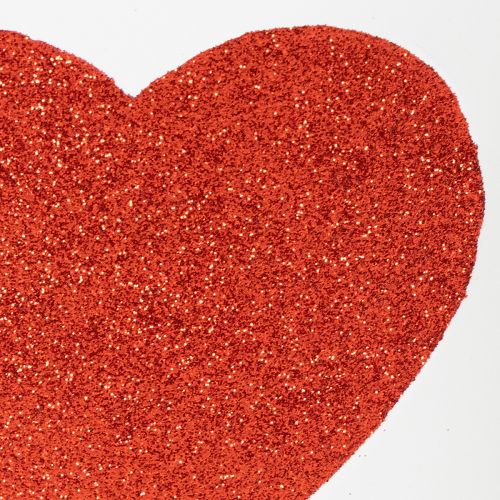 tételeket Fehér virágcserép piros szívvel, ültető, Ø18cm M13.5cm