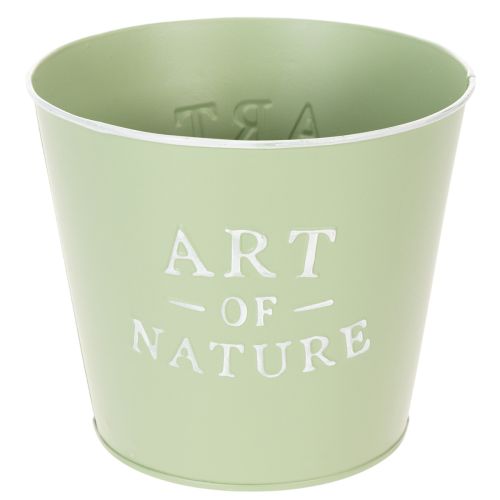 Cink virágcserép Art of Nature mentazöld Ø17.5cm M15cm vétel | Floristik24.hu