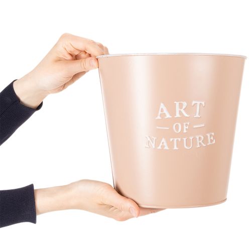tételeket Cink virágcserép, fém virágtartó, antik rózsa, Ø22cm M21cm