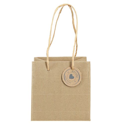 Floristik24 Fóliával bordázott papírból készült virágcserép 12x12cm 8 db