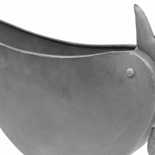 tételeket Virágcserép csirke fém madár cink fém dekoráció 51×16×37cm