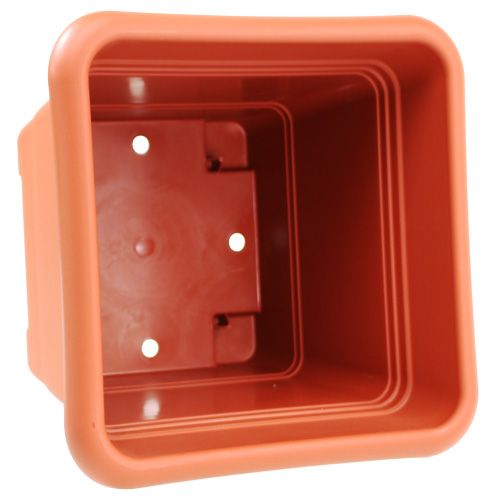 Floristik24 Virágcserép "Nora" 28cm x 28cm H22cm terrakotta, 1db