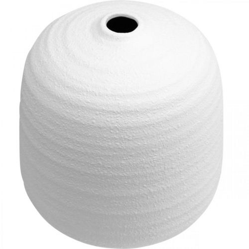 tételeket Virágváza, kerámiaváza, dekoratív váza fehér Ø22cm H22,5cm