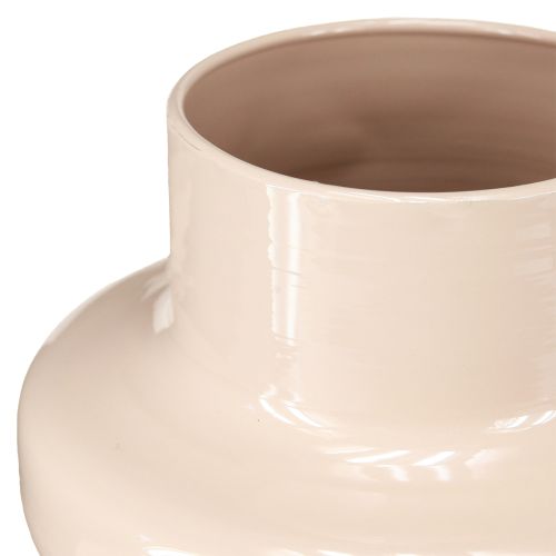 tételeket Virágváza fém barna cappuccino zománc Ø17cm M23cm