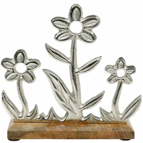 Floristik24 Tavaszi dekoráció virág rét alap mangófa állvány asztali dekoráció