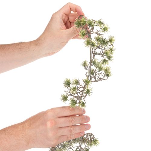 Műbonsai girland, vékonyan hófödte, 180 cm | Floristik24.hu