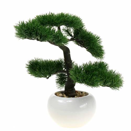 Floristik24 Bonsai fa kerámia cserépben Japán fenyő műfa H36cm