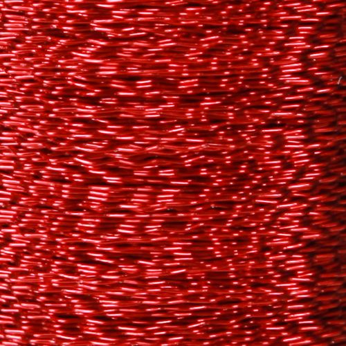 tételeket Húsleveseffekt drót piros Ø0.30mm 100g 140m - Ideális dekoráció karácsonyra és kézműveskedéshez
