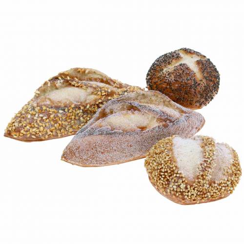 Mesterséges zsemle, 4 darabos készletben, válogatva