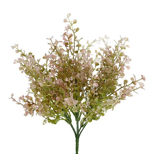 Floristik24 Buxwood ág rózsaszín, rózsaszín csillámmal 32cm