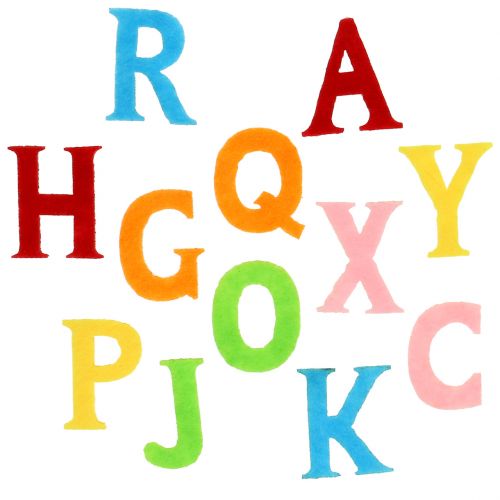 Floristik24 Nemezbetűk vegyes színben 2,5cm - 3cm 150p