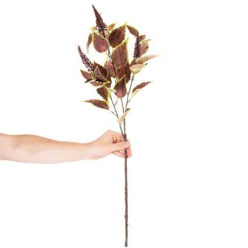 Művirág piros levelekkel, műnövény, 20cm | Floristik24.hu