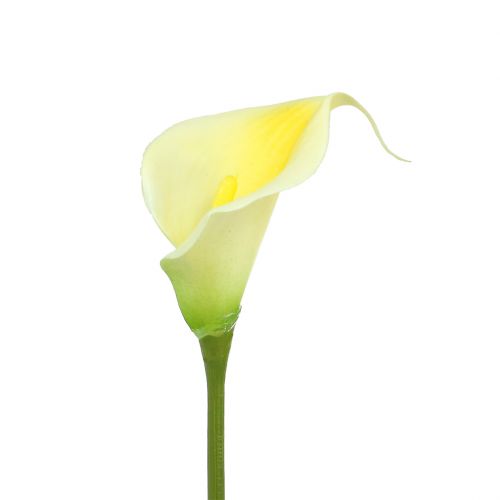 Floristik24 Mesterséges Calla Yellow 57cm 12 db