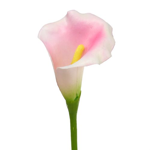 Floristik24 Calla deco virág rózsaszín 57cm 12db