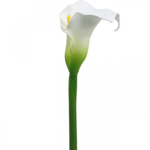 Mesterséges Calla White Esküvői Dekor Selyem Virág Évforduló L72cm