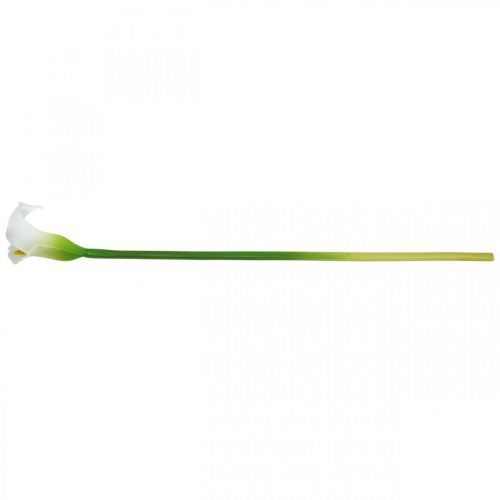 Floristik24 Mesterséges Calla White Esküvői Dekor Selyem Virág Évforduló L72cm