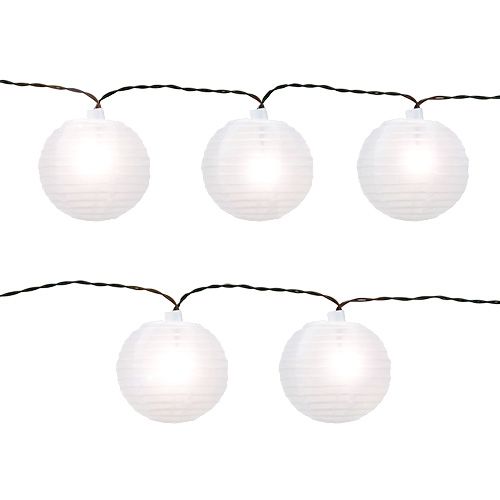 Floristik24 Kínai lámpák 20 LED-del, fehér 9,5 m