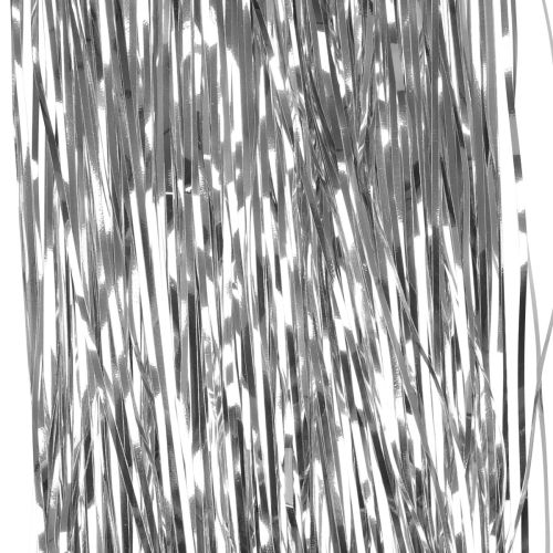 Floristik24 Karácsonyfadísz Karácsonyi, talmi ezüst 50cm