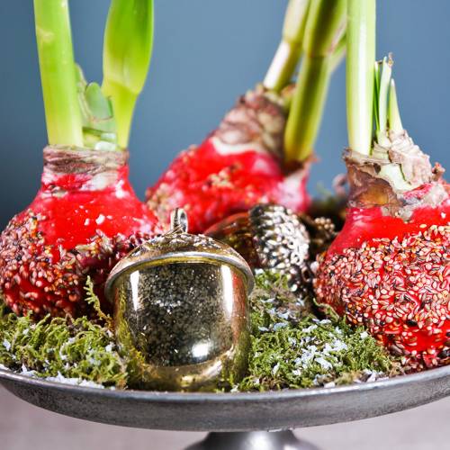 Floristik24 Karácsonyfa díszek makk akasztható fém üveg arany 11cm 4db