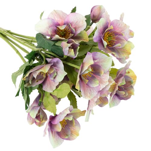 Műrózsa csokor karácsonyi virágokkal, 35 cm, 6 darab | Floristik24.hu