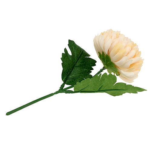Floristik24 Mesterséges krizantém őszibarack Ø7cm L18cm