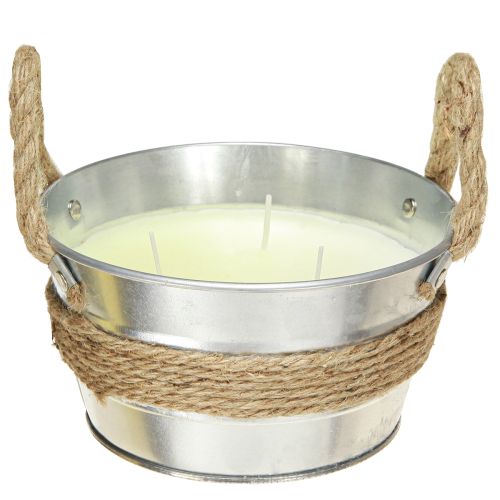 Floristik24 Citronella gyertya szúnyog elleni gyertya 3 kanóc 20h Ø18cm