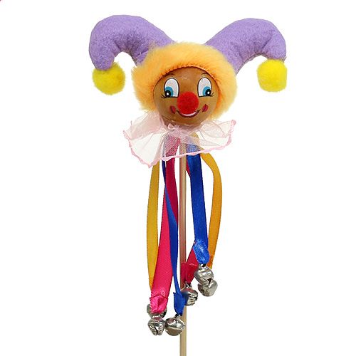 Floristik24 Harlekin a rúdon 9cm x 6cm L26,5cm 6db