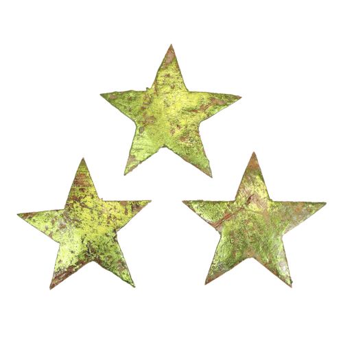 tételeket Szórványdísz karácsonyi csillagok kókusz zöld Ø5cm 50db