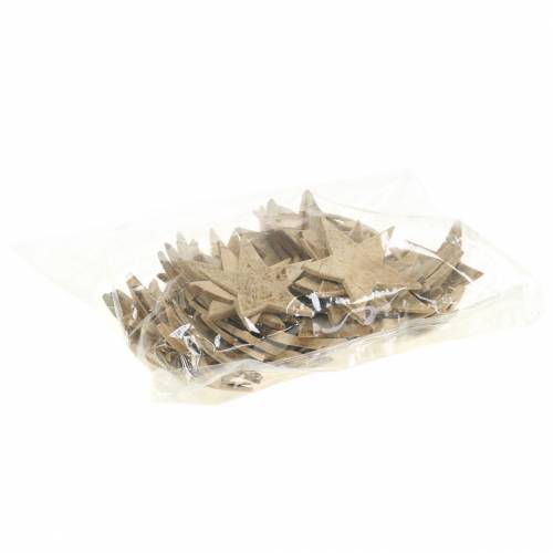 tételeket Kókuszcsillag természet 5cm 50db karácsonyi dekoráció asztali dekoráció