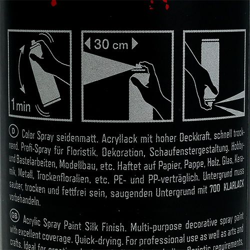 Floristik24 Színes spray matt sötétvörös 400ml