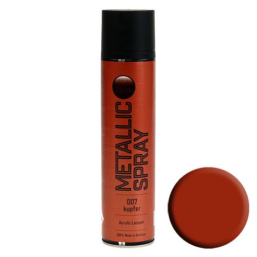 Floristik24 Színes spray metál fényes réz 400ml