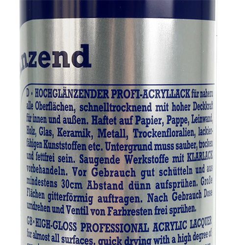 Floristik24 Color Spray Metál fényes ezüst 400ml
