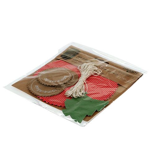 Floristik24 Barkács dekorációs készlet befőttes üveghez zsinórral 48 db