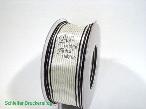 Floristik24 Gyászszalag Br: 40mm L: 20m