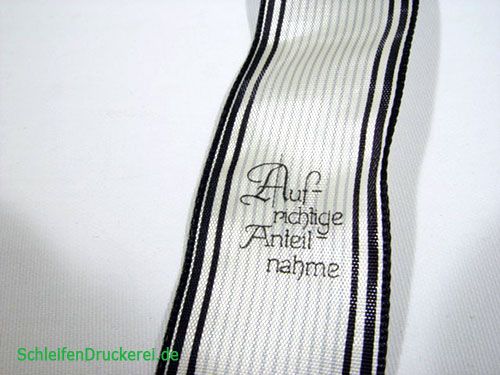 Floristik24 Gyászszalag Br: 40mm L: 20m