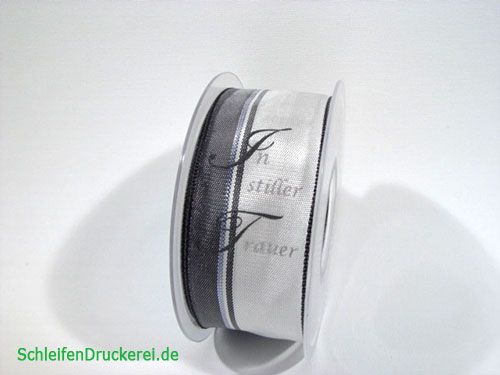 Floristik24 Gyászszalag Br: 40mm L: 20m