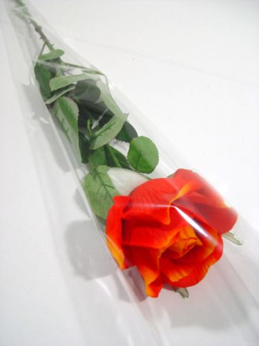 tételeket Virágtáska 1 rózsa számára &quot;Üres&quot; L65cm Szé14cm - 3cm 50p
