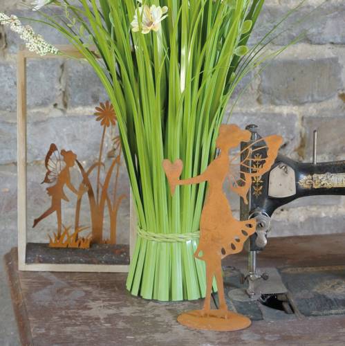 Floristik24 Dekoratív figura Elf Edelrost H24cm