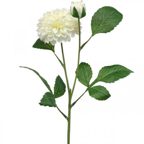 tételeket Dália művirág krémzöld 2 virág 60cm