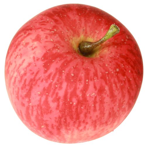 Floristik24 Kis díszes alma piros sárga valódi tapintású műgyümölcs 5,5 cm 1 db