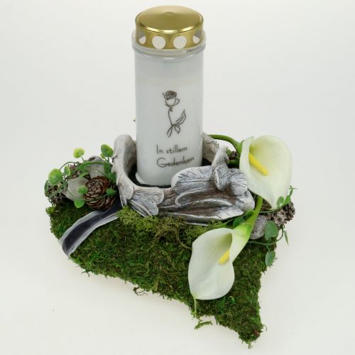 Floristik24 Növény szív moha 28cm x 23cm