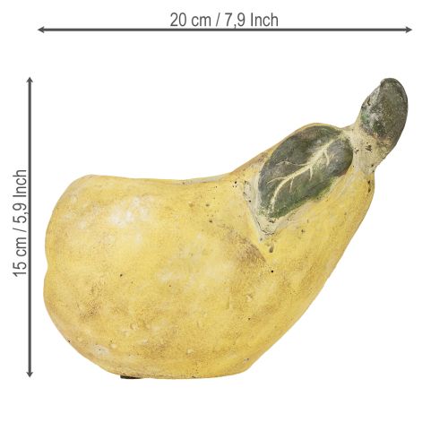 tételeket Dekoratív körte beton virágcserép őszi dekoráció 19×12,5×15,5cm