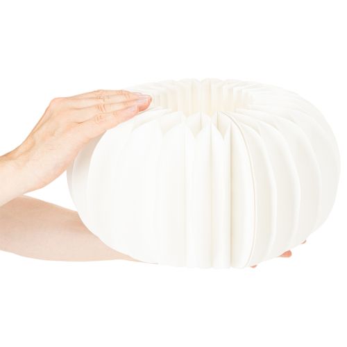 Papír díszgömb, modern tök dekoráció, méhsejt papír, 34 cm, 2 darab | Floristik24.hu