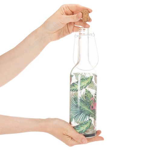 Dekoratív LED Flamingó Palack 37,5 cm Meleg Fehér 2 db | Floristik24.hu