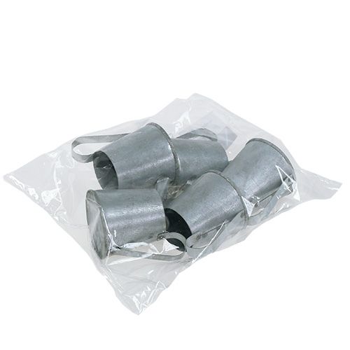 Floristik24 Dísz öntözőkanna horganyzott 8cm 5db