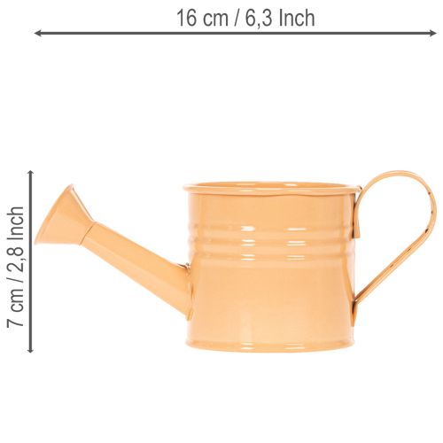 Dekoratív öntözőkanna virágcserép szett, fém, 8 darabos, többszínű, 16,5x7 cm - Ideális növénytartók erkélyre és konyhába | Floristik24.hu