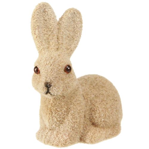 Dekoratív bolyhos ülő húsvéti nyuszik – 2. választás – tavaszi 10cm 6 db